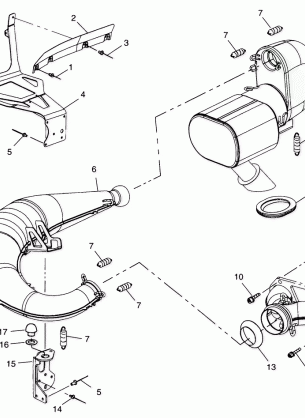 EXHAUST SYSTEM - 099SP5AS (4948454845c007)