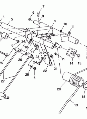 REAR TORQUE ARM - 099SP6DS (4948474847b013)