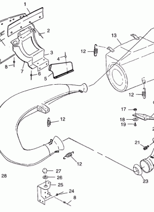 EXHAUST SYSTEM - 099SP6DS (4948474847c004)
