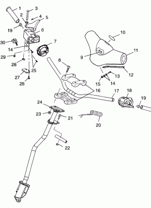 STEERING - HANDLEBAR - 099SP6DS (4948474847b007)