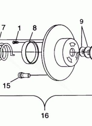 DRIVEN CLUTCH - E99SS5BU (4948364836c002)