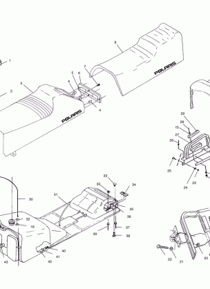 SEAT and GAS TANK - E99SS6DU (4948484848a005)