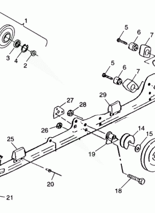 RAIL MOUNTING (SUSPENSION) - 099SR7ASA (4948524852b013)