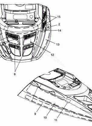 HOOD - FOAM / FOIL - 099SR7ASA (4948524852a011)