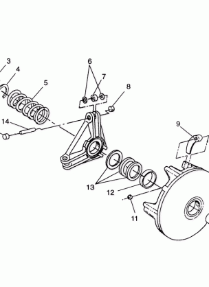 DRIVE CLUTCH - 099SU4DS (4948264826b014)