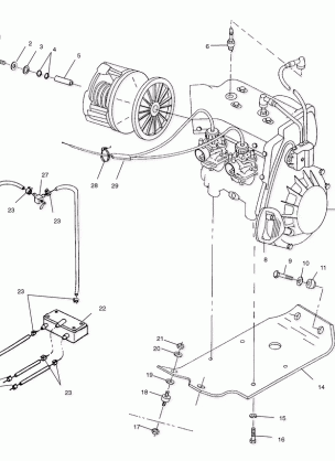 ENGINE MOUNTING - 099EB4ESA (4948344834c001)