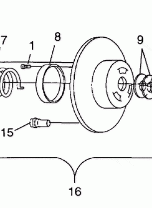 DRIVEN CLUTCH - 099ED4BS (4948304830b014)