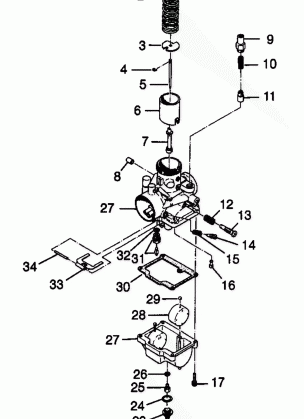 CARBURETOR - 099ED6AS (4948404840c011)