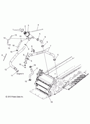 ENGINE COOLING SYSTEM - S16CS6GSL / GEL (49SNOWCOOLING14600V)