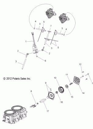 ENGINE EXHAUST VALVES and SOLENOID - S16CS6GSL / GEL (49SNOWEXHAUSTVALVES13LE)