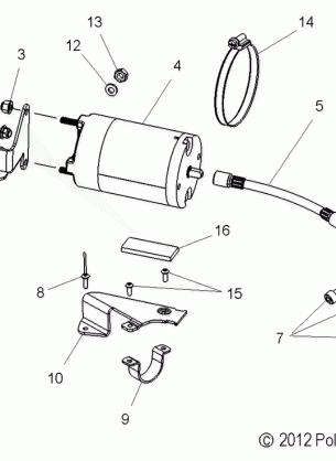 ENGINE STARTER MOTOR - S16CW6 ALL OPTIONS (49SNOWSTARTER13RUSH)