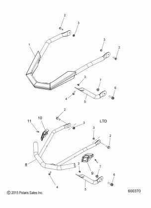 BODY BUMPER FRONT - S16CW8 ALL OPTIONS (600370)