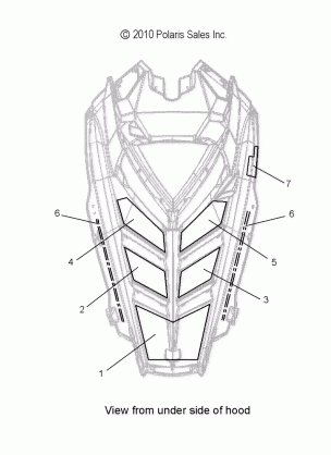 BODY HOOD FOAM / FIBER - S16CW8 ALL OPTIONS (49SNOWHOODSCFL11RUSH)