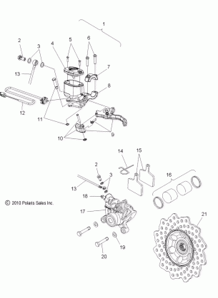 BRAKES BRAKE SYSTEM - S16CW8 ALL OPTIONS (49SNOWBRAKE11800SB)