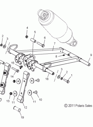 SUSPENSION TORQUE ARM FRONT - S16CW8 ALL OPTIONS (49SNOWFTA12SBASLT)