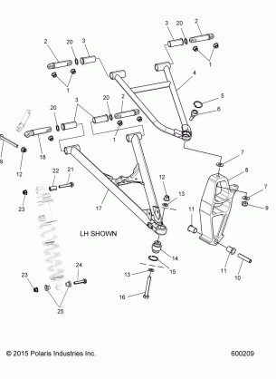 SUSPENSION CONTROL ARMS and SPINDLE - S16DF6 ALL OPTIONS (600209)