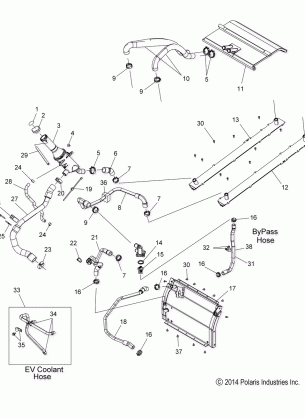 ENGINE COOLING SYSTEM - S16DF8 ALL OPTIONS (49SNOWCOOLING158PROS)