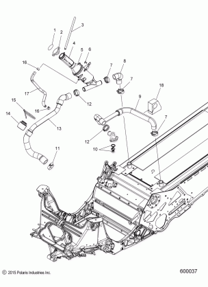 ENGINE COOLING SYSTEM - S16EC8 / EG8 ALL OPTIONS (600037)