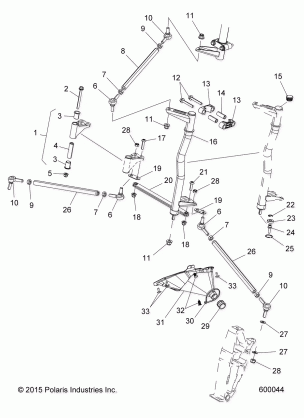 STEERING LOWER - S16EC8 / EG8 ALL OPTIONS (600044)