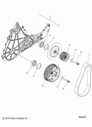 DRIVE TRAIN QUICKDRIVE BELT SYSTEM - S16EC8 / EG8 ALL OPTIONS (600027)