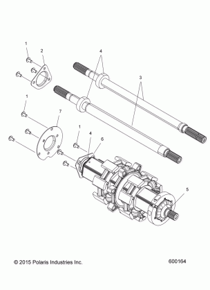 DRIVE TRAIN JACKSHAFT and DRIVESHAFT - S16EG6 ALL OPTIONS (600164)