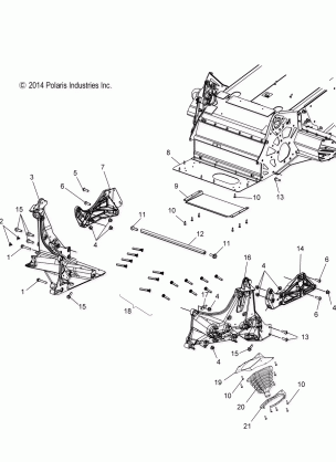 CHASSIS BULKHEAD ASM. - S16CE5BSL (49SNOWCHASSISFRT15550144)