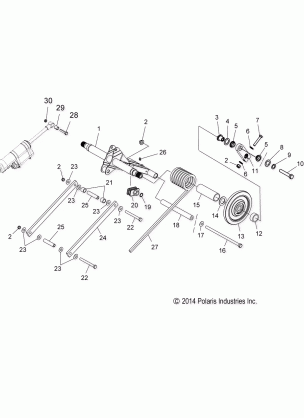 SUSPENSION TORQUE ARM REAR - S16MX6JSA / JEA (49SNOWTORQUEREAR15MX6)