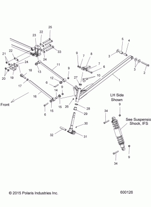 SUSPENSION FRONT - S16SU5BEB / BEL / BSL (600126)