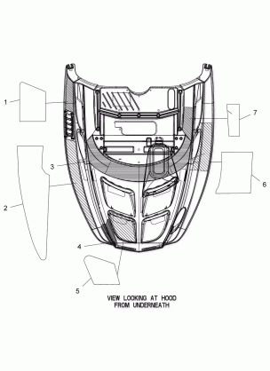 BODY HOOD FOAM and FOIL - S16SU5BEB / BEL / BSL (600117)