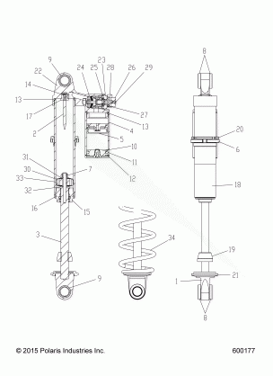 SUSPENSION SHOCK IFS LTD (7044384) - S16DP8 ALL OPTIONS (600177)