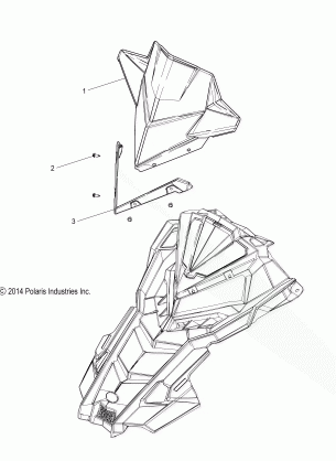 BODY WINDSHIELD - S16DR6PE / PEL ALL OPTIONS (49SNOWWINDSHLD15PROS)