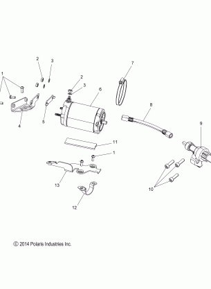 ENGINE STARTER MOTOR - S16DS8 ALL OPTIONS (49SNOWSTARTER158CH)