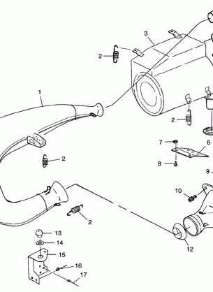 EXHAUST SYSTEM - 0981758 (4944194419C005)