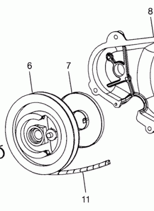 RECOIL STARTER 700 XC 0981766 and  EUROPEAN 700 XC E981766 (4944154415D001)