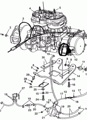 ENGINE MOUNTING - E981766 (4944154415C007)