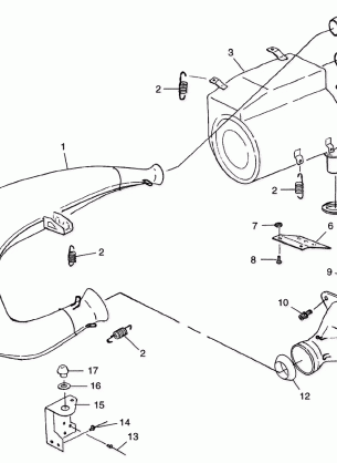 EXHAUST SYSTEM - E981766 (4944154415C005)
