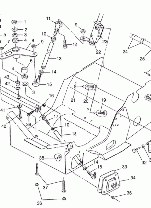 STEERING 700 XC 0981766 and EUROPEAN 700 XC E981766 (4944154415B005)