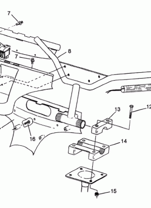 STEERING - HANDLEBAR - 0982760 (4942724272b001)