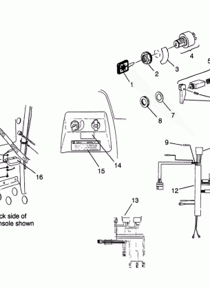 IGNITION and WIRE HARNESS TRAIL 0982761 (4942584258A013)