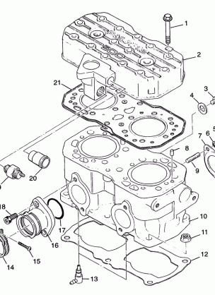 CYLINDER 500 INDY 0982764(A)(B) and EUROPEAN 500 INDY E982764A (4942104210C008)