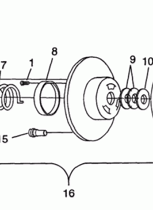 DRIVEN CLUTCH 500 INDY 0982764(A)(B) and EUROPEAN 500 INDY E982764A (4942104210C004)