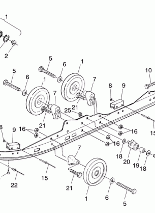 RAIL MOUNTING SUSPENSION - E983133 (4941934193b008)