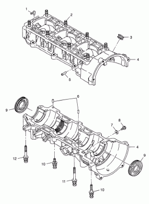 CRANKCASE - 0983357 (4942534253c008)