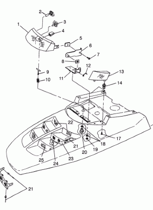 HOOD - HEADLIGHT - 0983357 (4942534253b001)