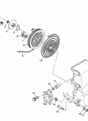 RECOIL STARTER - 0983357 (4942534253d002)