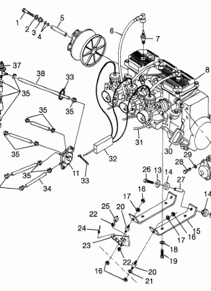 ENGINE MOUNTING - 0983357 (4942534253c005)