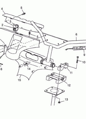 STEERING - HANDLEBAR - 0983357 (4942534253b009)