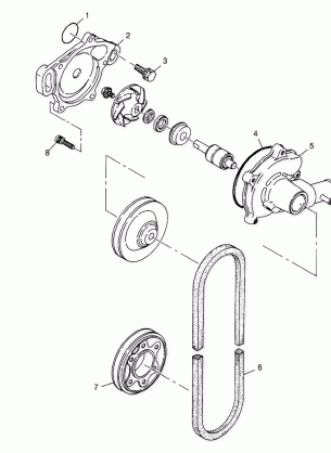 WATER PUMP - 0983357 (4942534253c011)