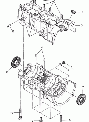 CRANKCASE - E983365 (4942484248c009)