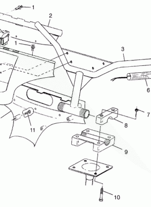 STEERING - HANDLEBAR 600 XCR 0985677 (4943164316B002)